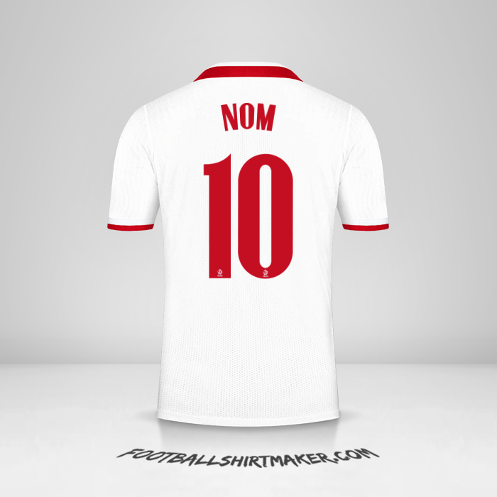 Maillot Pologne 2020/2021 -  nom - 10