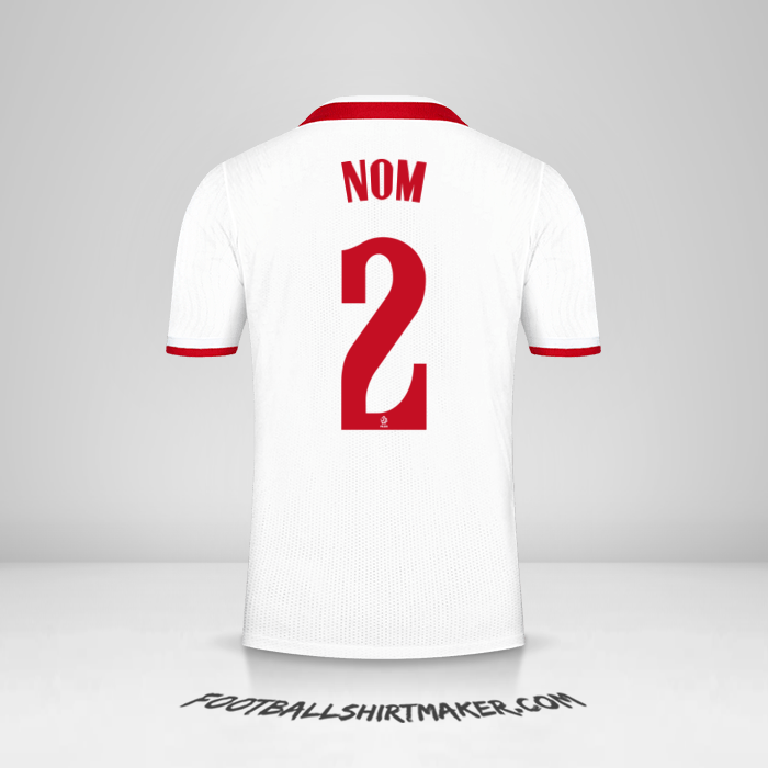 Maillot Pologne 2020/2021 -  nom - 2