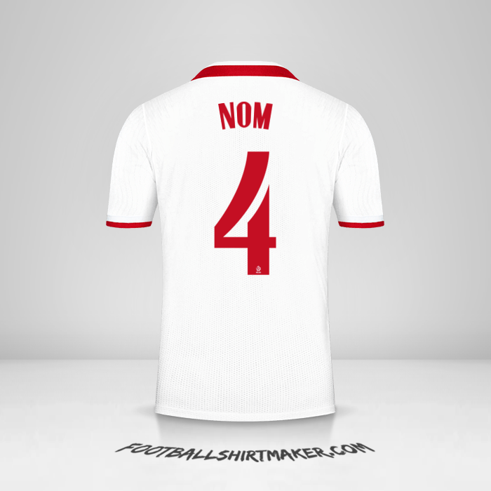 Maillot Pologne 2020/2021 -  nom - 4