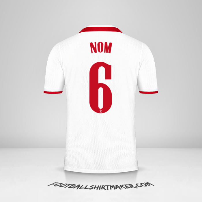 Maillot Pologne 2020/2021 -  nom - 6