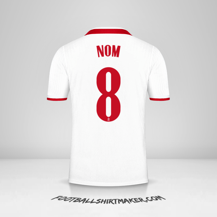 Maillot Pologne 2020/2021 -  nom - 8