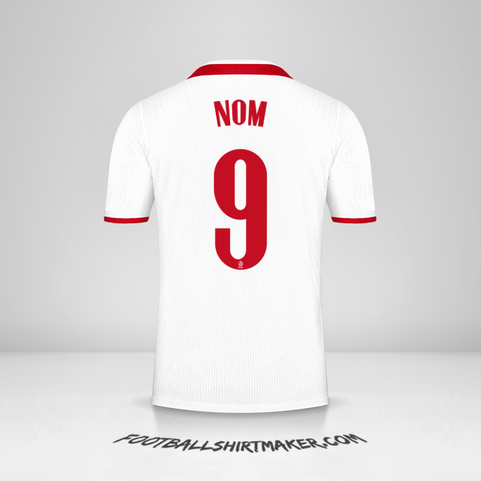 Maillot Pologne 2020/2021 -  nom - 9