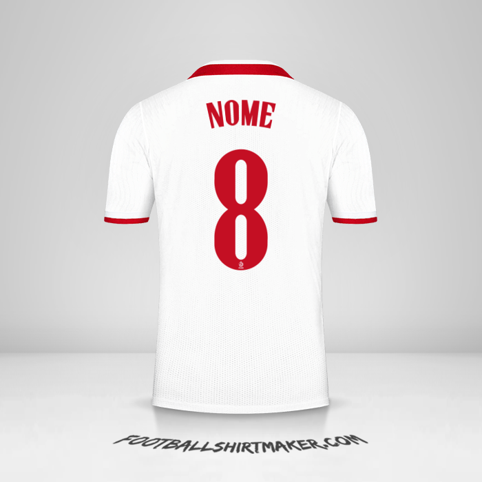 Camisola Polônia 2020/2021 -  nome - 8