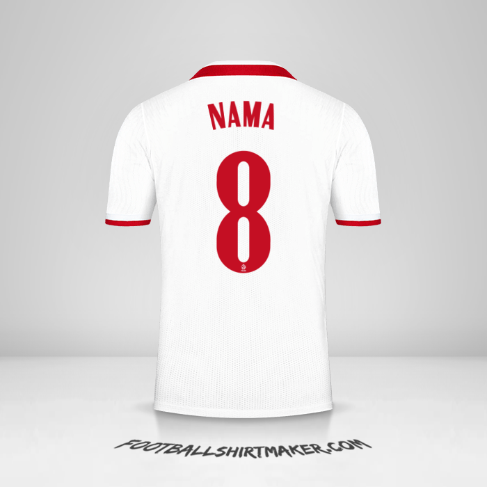 Jersey Polandia 2020/2021 -  nama - 8