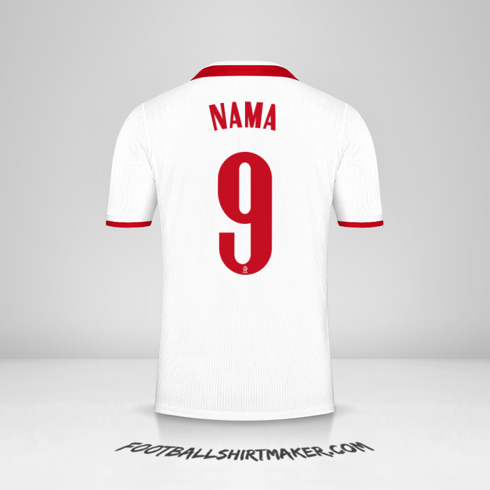 Jersey Polandia 2020/2021 -  nama - 9