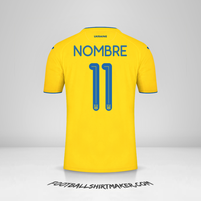 Jersey Ucrania 2020 -  nombre - 11