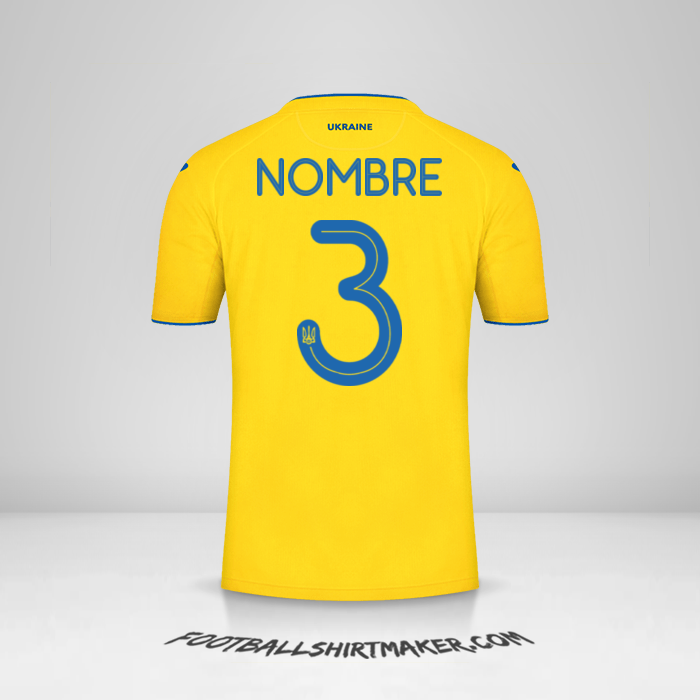 Jersey Ucrania 2020 -  nombre - 3