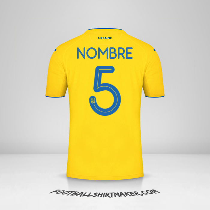 Jersey Ucrania 2020 -  nombre - 5