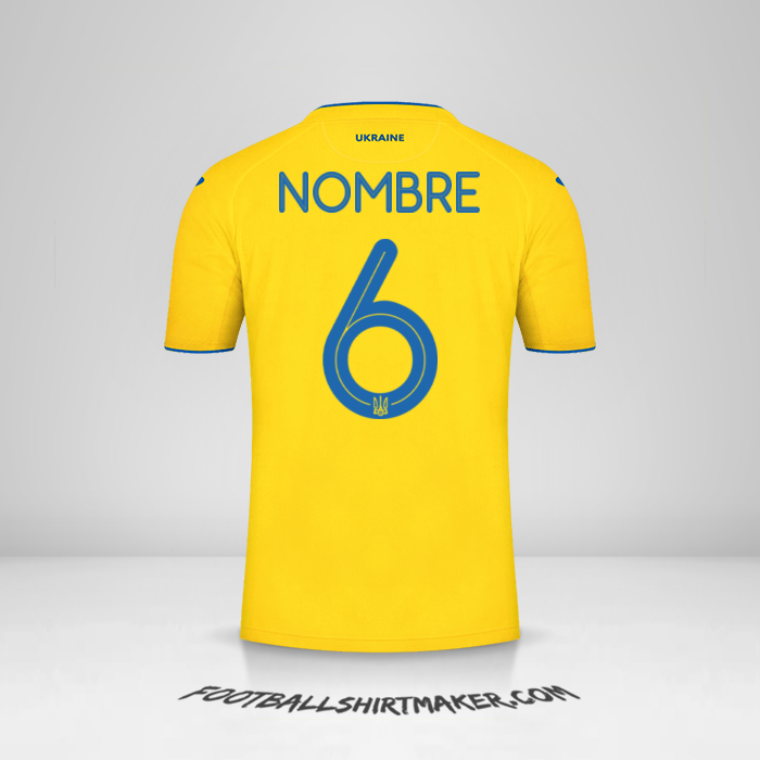 Jersey Ucrania 2020 -  nombre - 6