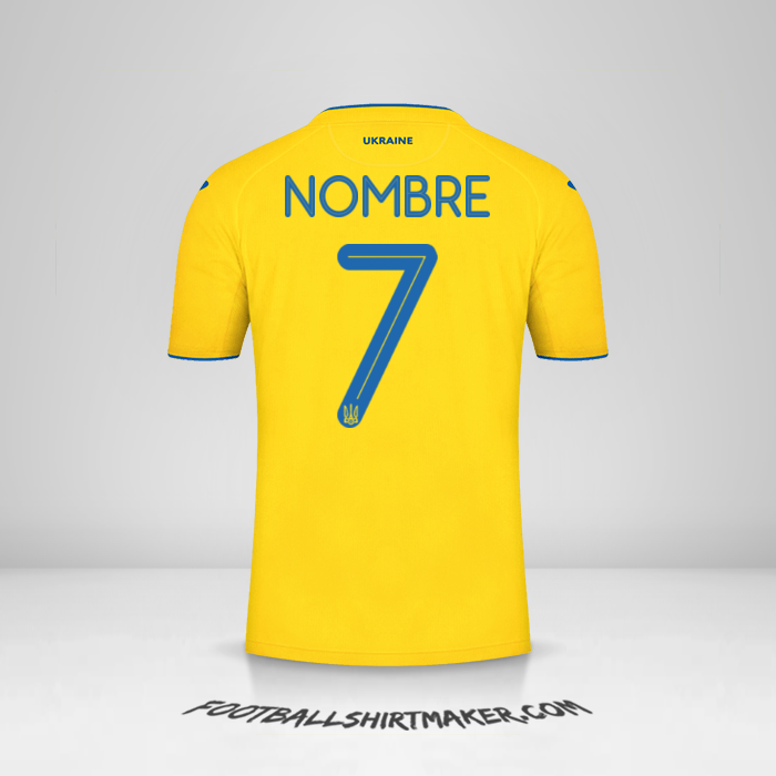 Jersey Ucrania 2020 -  nombre - 7