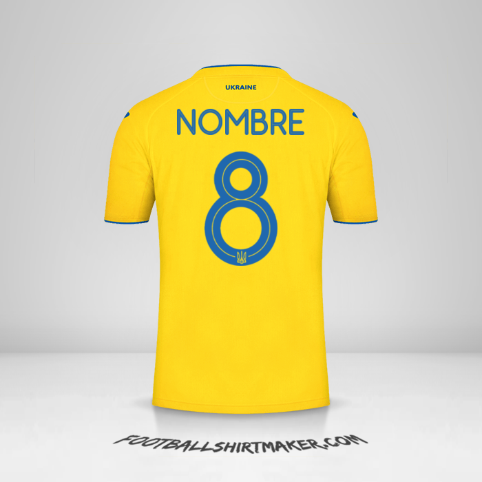Camiseta Ucrania 2020 -  nombre - 8