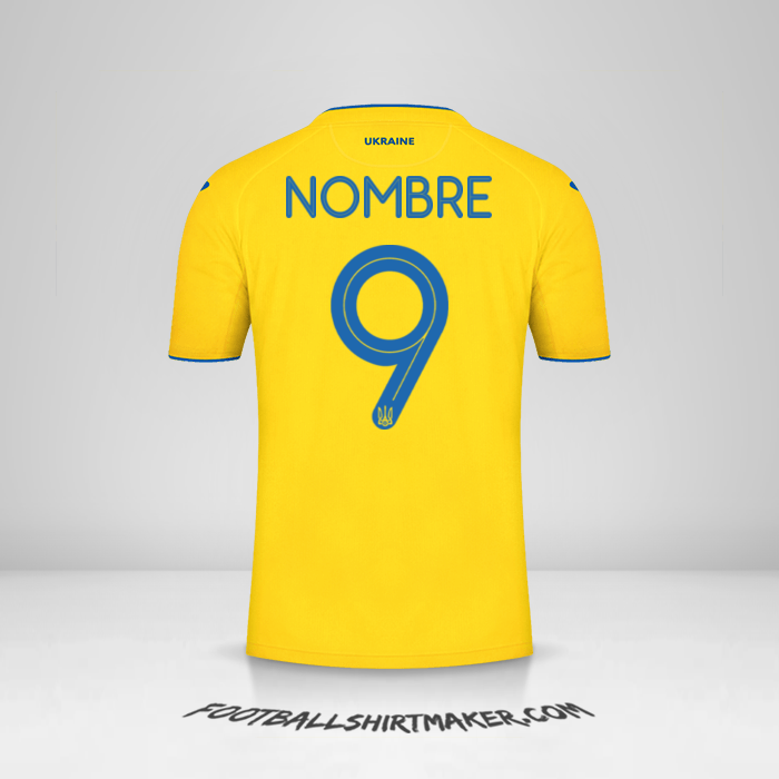 Jersey Ucrania 2020 -  nombre - 9