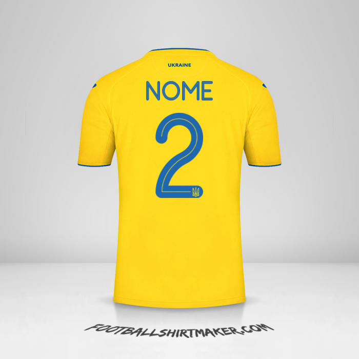 Camisola Ucrânia 2020 -  nome - 2