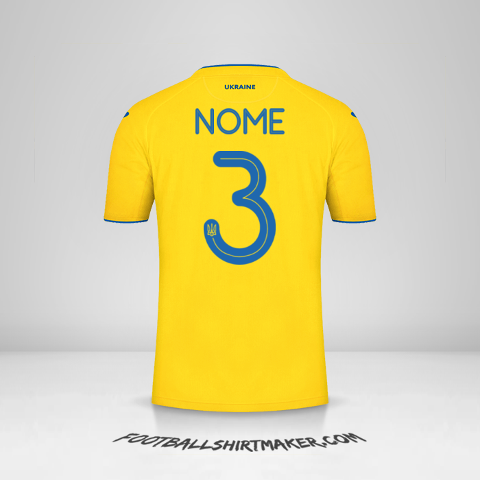 Maglia Ucraina 2020 -  nome - 3