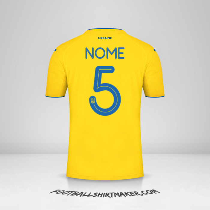 Camisola Ucrânia 2020 -  nome - 5