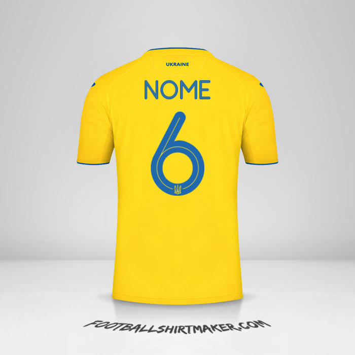Camisola Ucrânia 2020 -  nome - 6
