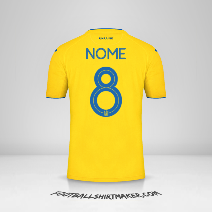 Camisa Ucrânia 2020 -  nome - 8