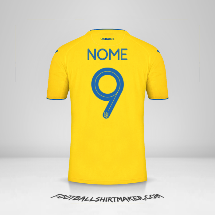 Camisola Ucrânia 2020 -  nome - 9