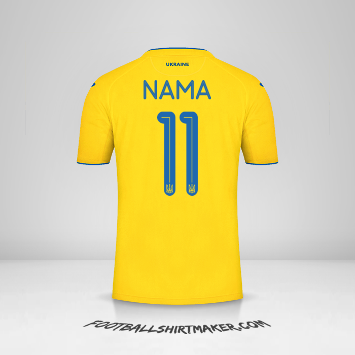 Jersey Ukraina 2020 -  nama - 11