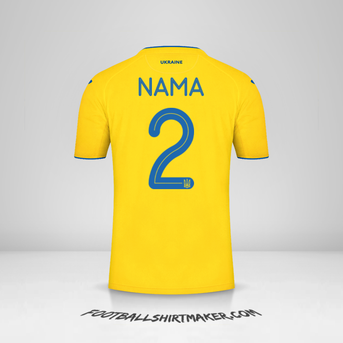 Jersey Ukraina 2020 -  nama - 2