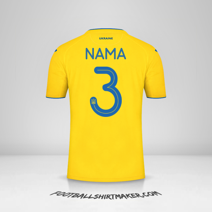 Jersey Ukraina 2020 -  nama - 3