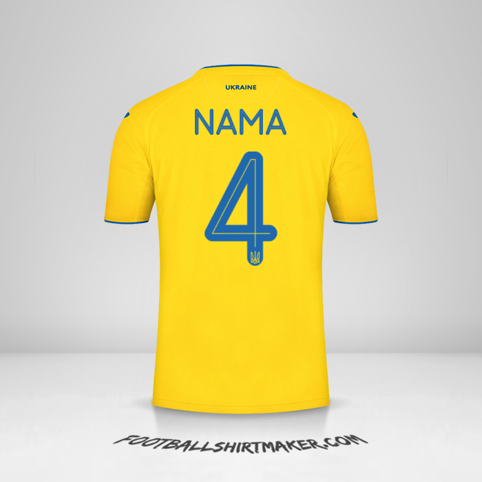 Jersey Ukraina 2020 -  nama - 4