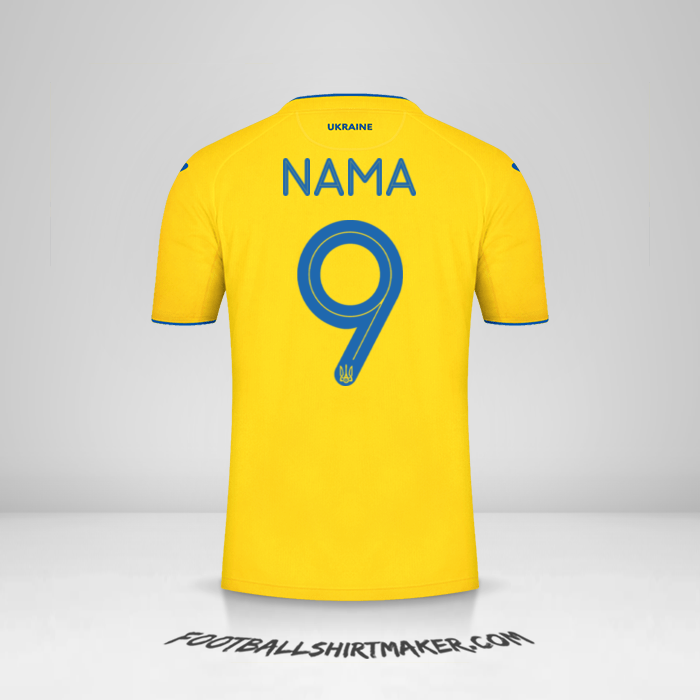 Jersey Ukraina 2020 -  nama - 9
