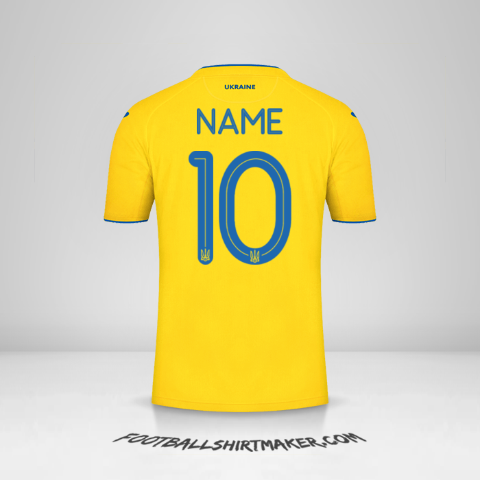 Shirt Ukraine 2020 -  name - 10