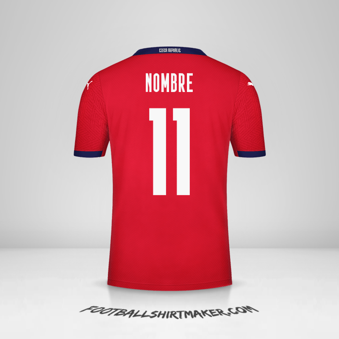 Jersey República Checa 2020/2021 -  nombre - 11