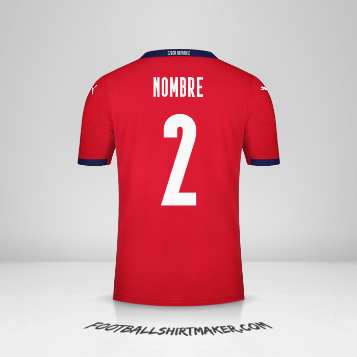 Jersey República Checa 2020/2021 -  nombre - 2
