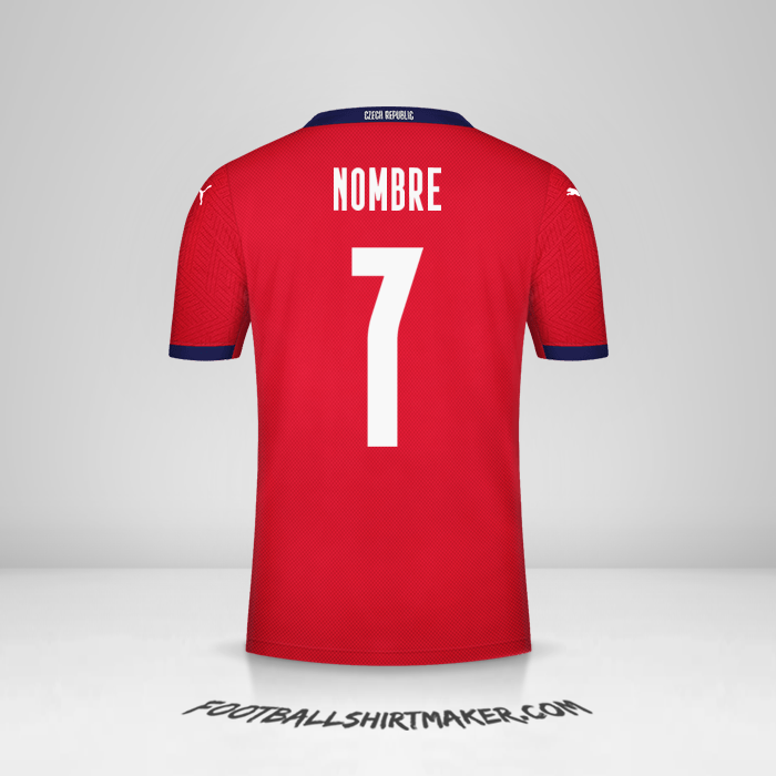 Jersey República Checa 2020/2021 -  nombre - 7