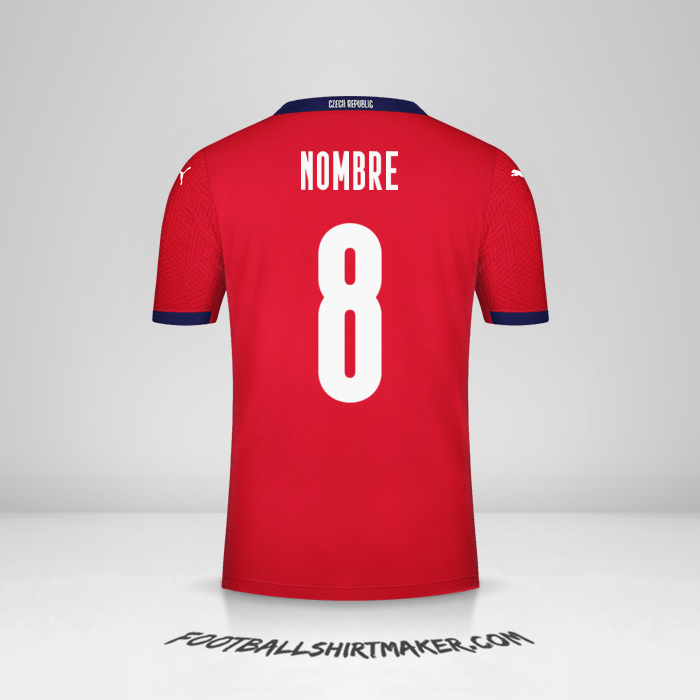 Jersey República Checa 2020/2021 -  nombre - 8