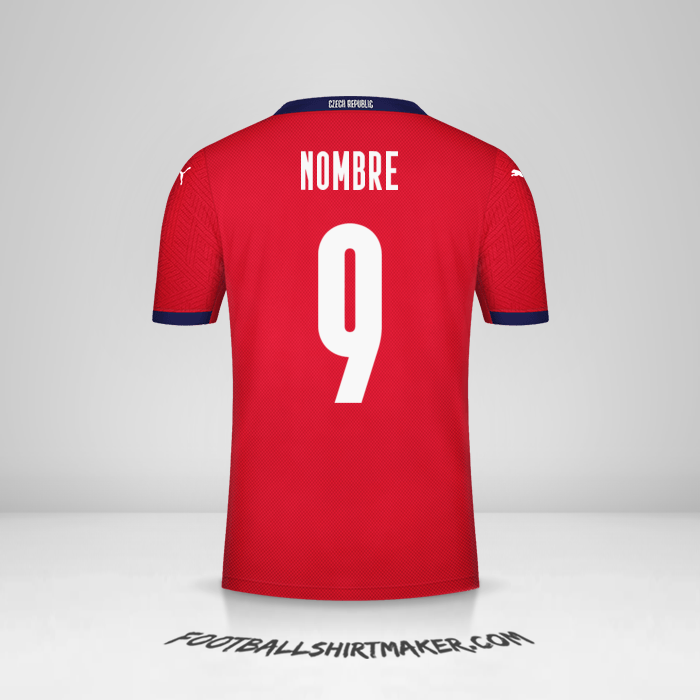 Camiseta República Checa 2020/2021 -  nombre - 9