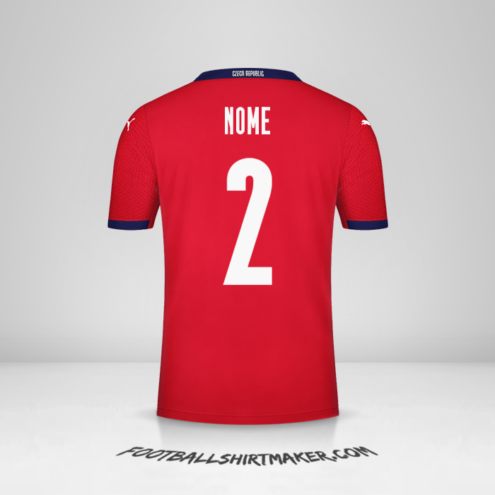 Camisola República Tcheca 2020/2021 -  nome - 2