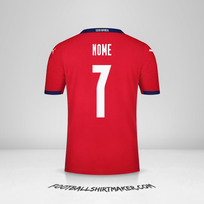 Maglia Repubblica Ceca 2020/2021 -  nome - 7