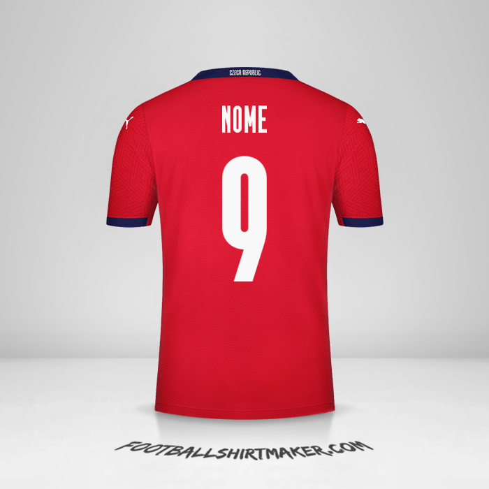 Camisa República Tcheca 2020/2021 -  nome - 9
