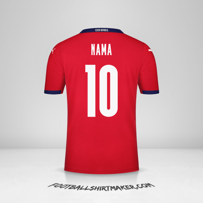 Jersey Republik Ceko 2020/2021 -  nama - 10