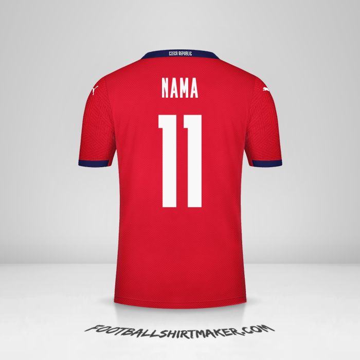 Jersey Republik Ceko 2020/2021 -  nama - 11