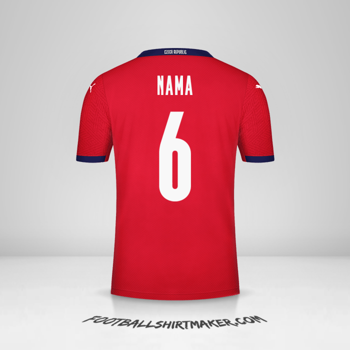 Jersey Republik Ceko 2020/2021 -  nama - 6