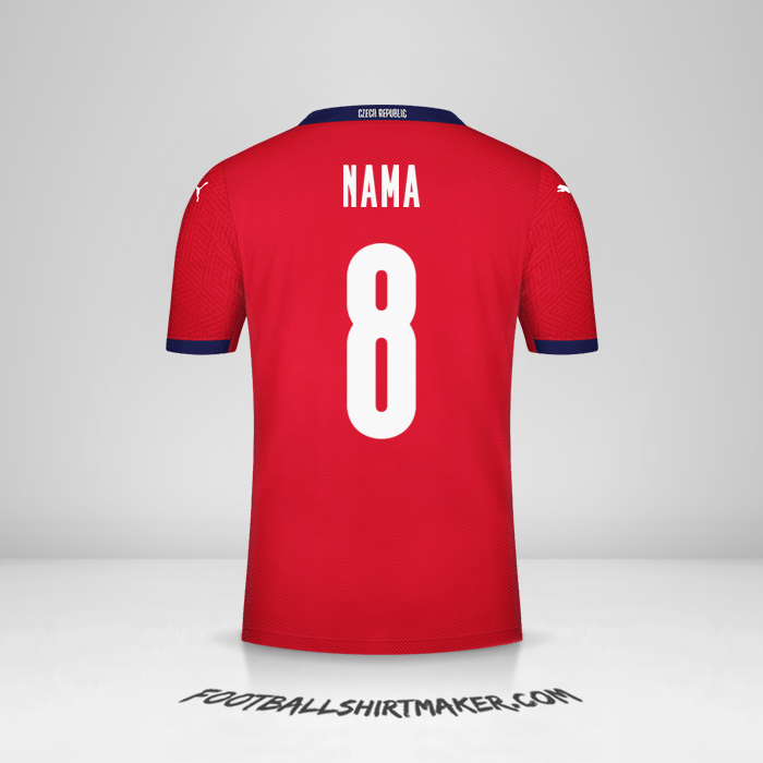 Jersey Republik Ceko 2020/2021 -  nama - 8