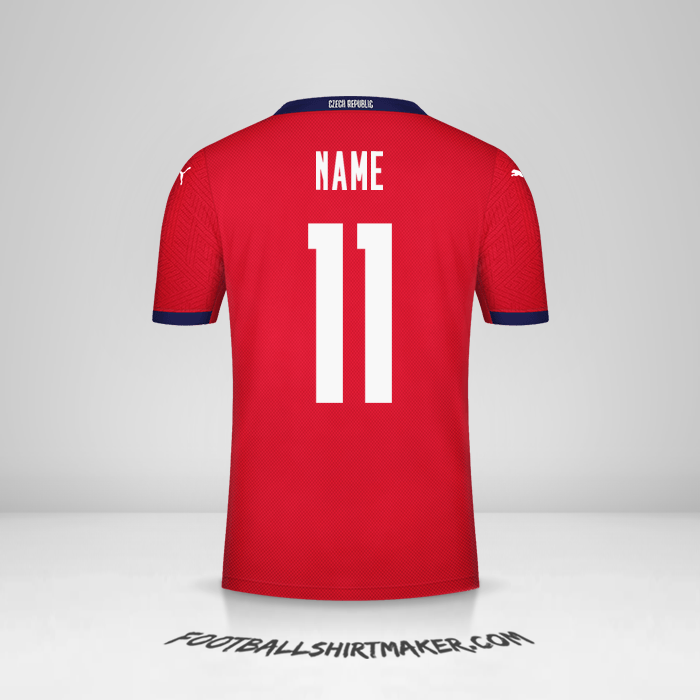 Shirt Czech Republic 2020/2021 -  name - 11