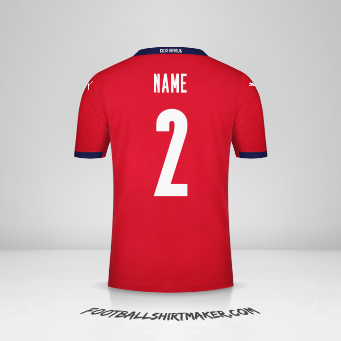 Trikot Tschechien 2020/2021 -  name - 2