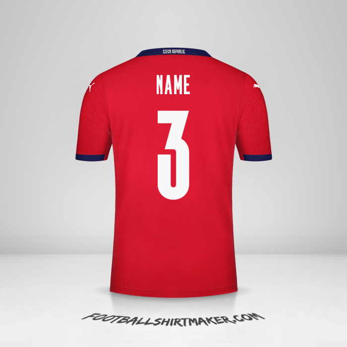 Trikot Tschechien 2020/2021 -  name - 3