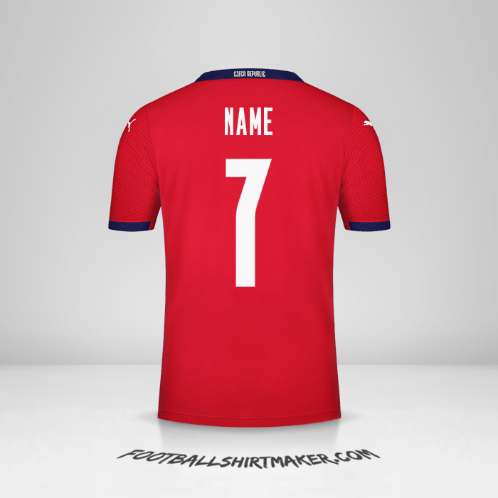 Shirt Czech Republic 2020/2021 -  name - 7