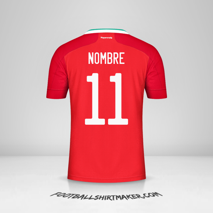 Jersey Hungría 2020/2021 -  nombre - 11