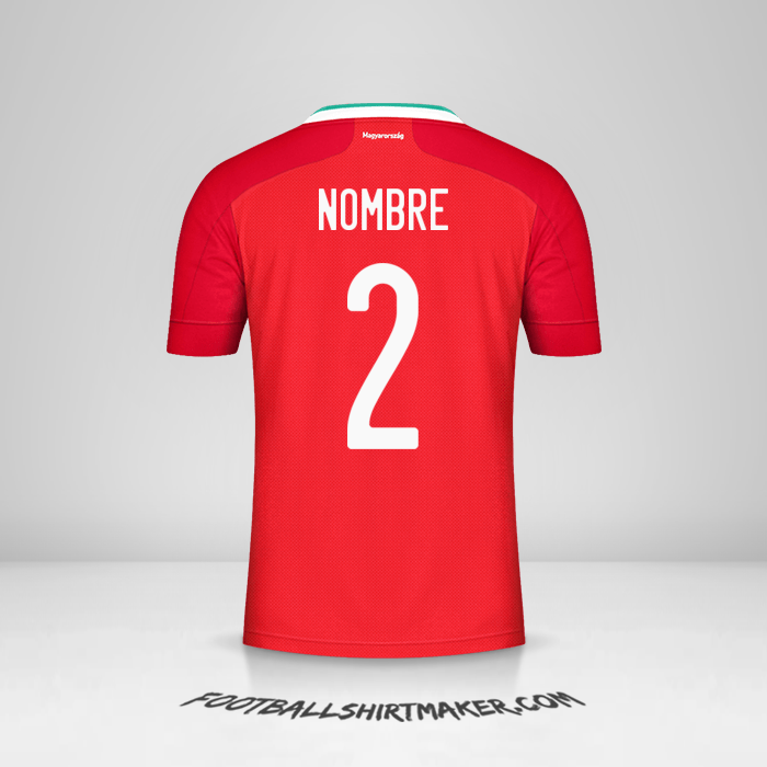 Camiseta Hungría 2020/2021 -  nombre - 2