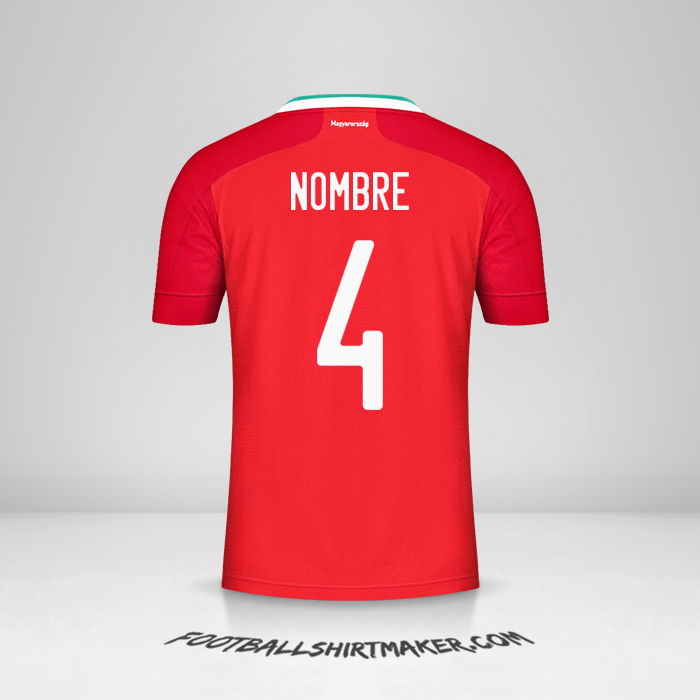 Camiseta Hungría 2020/2021 -  nombre - 4