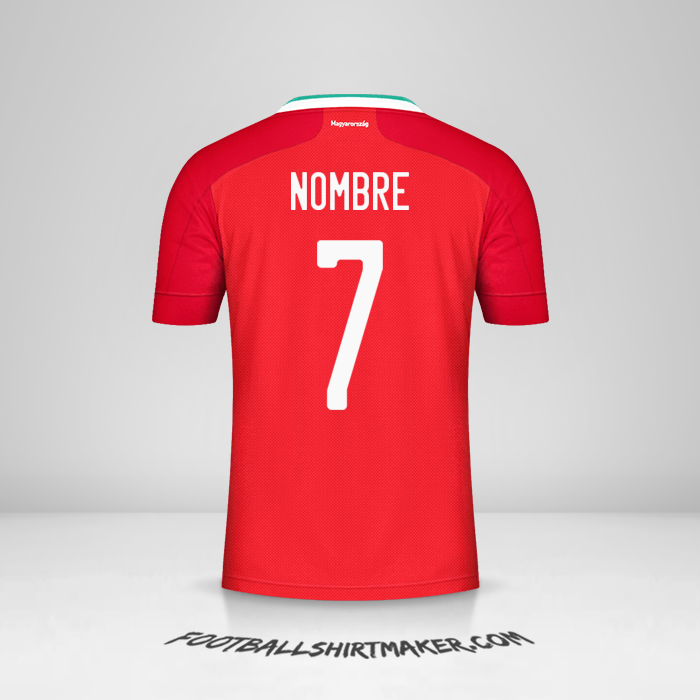 Camiseta Hungría 2020/2021 -  nombre - 7