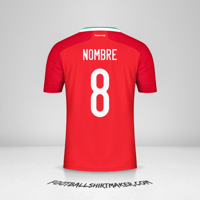 Jersey Hungría 2020/2021 -  nombre - 8