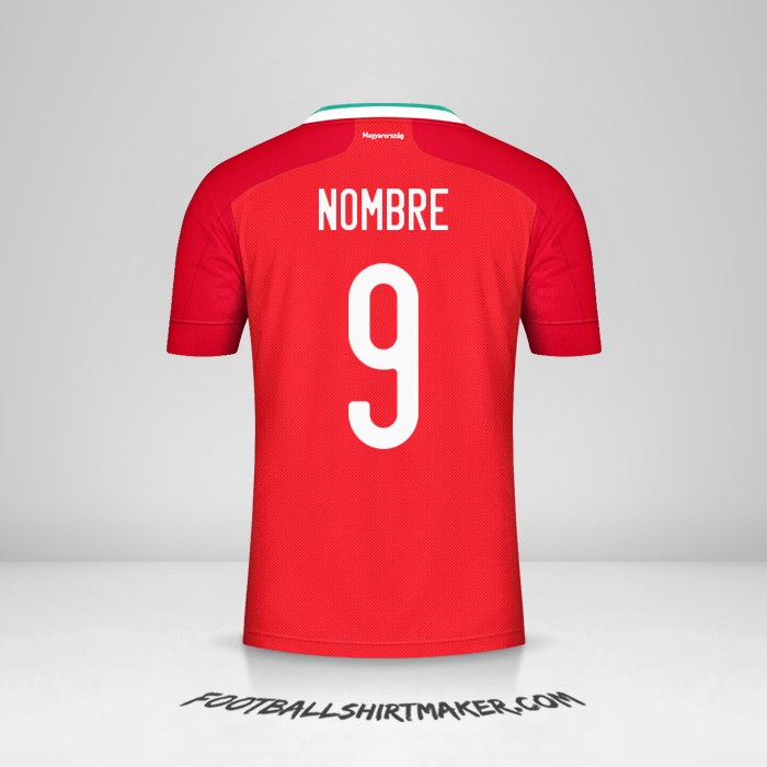 Camiseta Hungría 2020/2021 -  nombre - 9